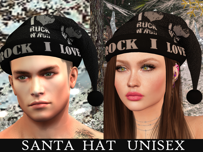 SANTA HAT ROCK  PP