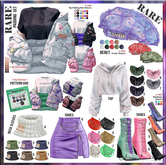 `M.BIRDIE / Rozel look. SKIRT Maitreya3