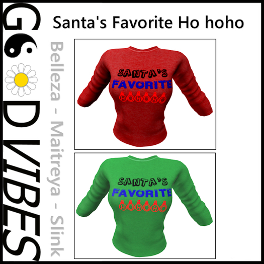 Santas Favorite Sweaters *Add Touch Detach