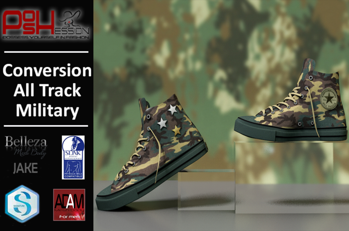 (POSHESSION) CONVERSION ALL TRACK MILITARY FOR MEN
