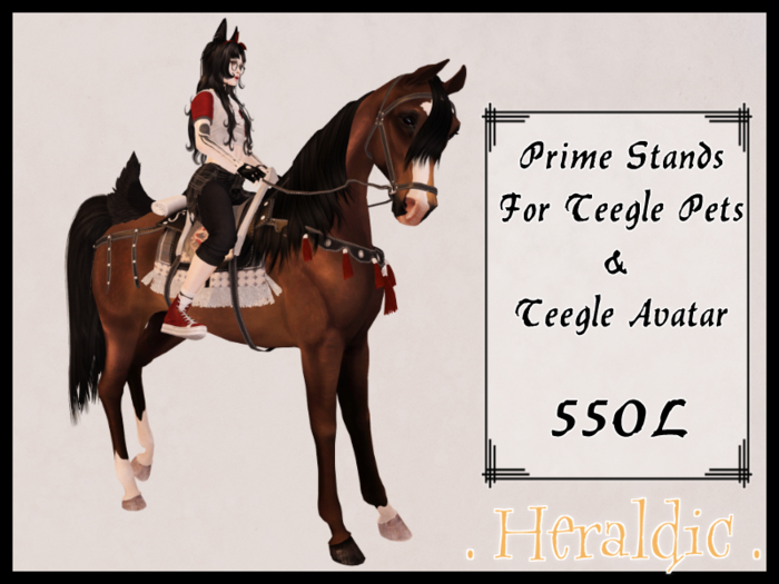 . heraldic . Prime Stands for TeeglePet and Avatar
