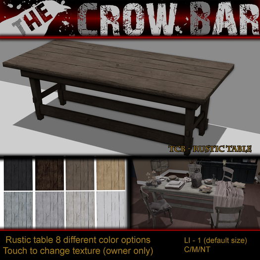TCB - Rustic Table