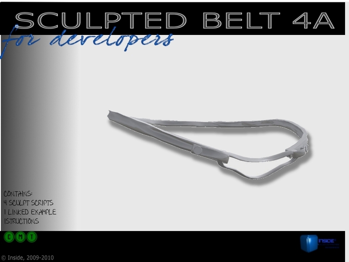 Sculpted full perm belt maker kit 4a for cloth designers