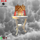 Xmas decorated Table 3 6LI boxed