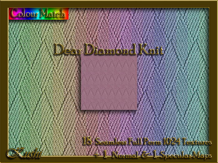 Dear Diamond Knit Seamless Texture Set