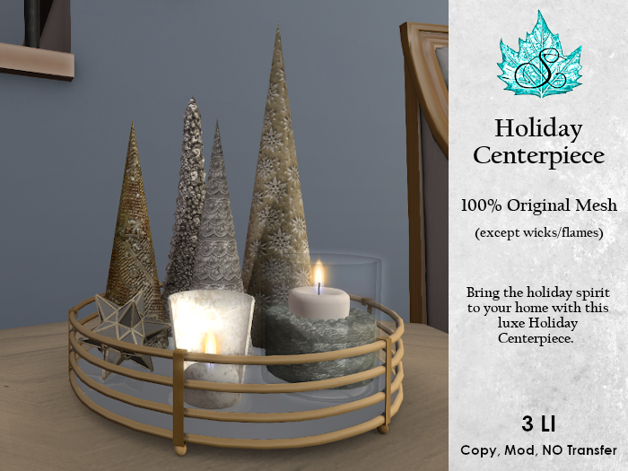 {SD} Luxe Holiday Centerpiece
