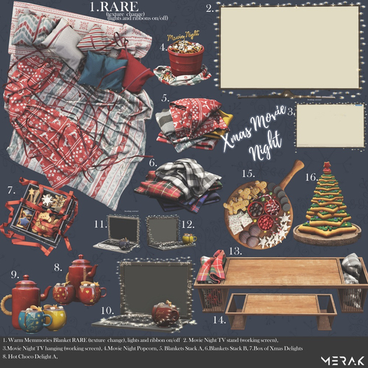 [Merak] - Picnic Tray (with blankets)