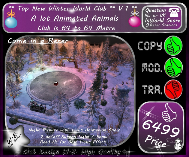 ** Top New Winter World Club ** V 1 **