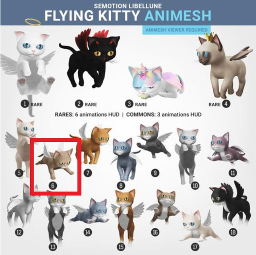 SEmotion Libellune Flying Kitty Animesh #6