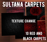 10 Red and Black Carpets - TEXTURE CHANGE (BOX)