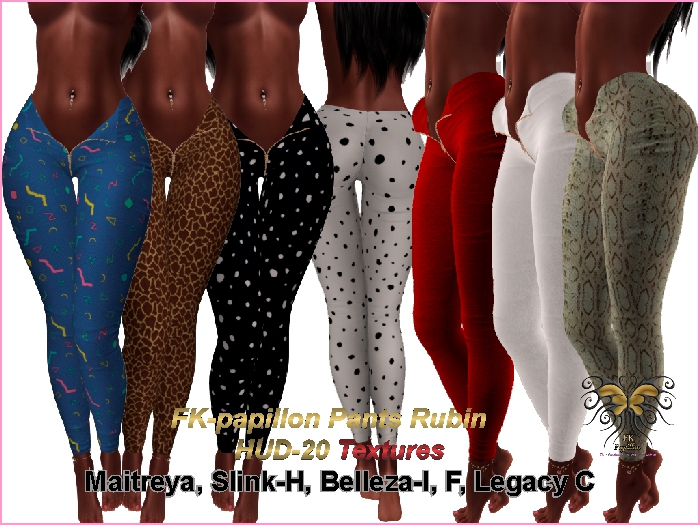 FK papillon Pants Rubin