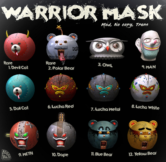 12.[10000&Co.]Yellow BEAR MASK