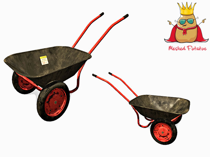Meshed Potato - Wheelbarrow - Full Perm Mesh