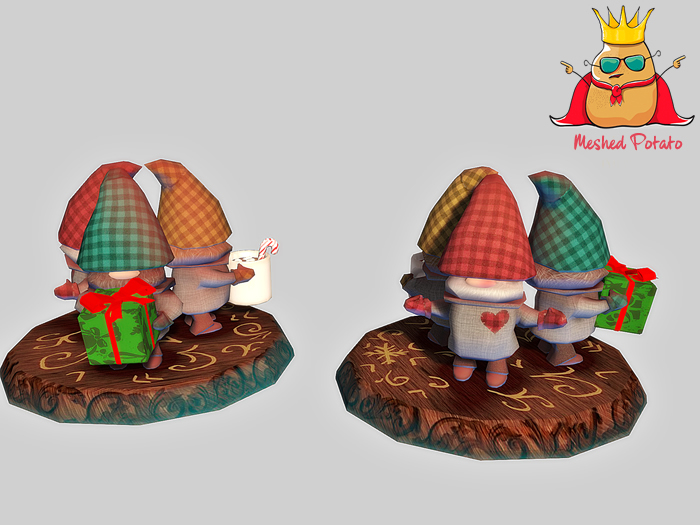 Meshed Potato - Christmas Elves - Full Perm Mesh