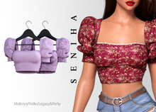 Seniha. Jazmine Top // Violet