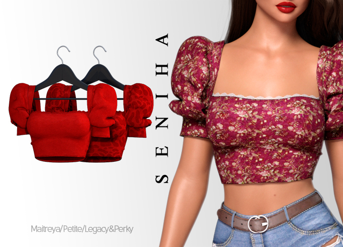 Seniha. Jazmine Top // Red
