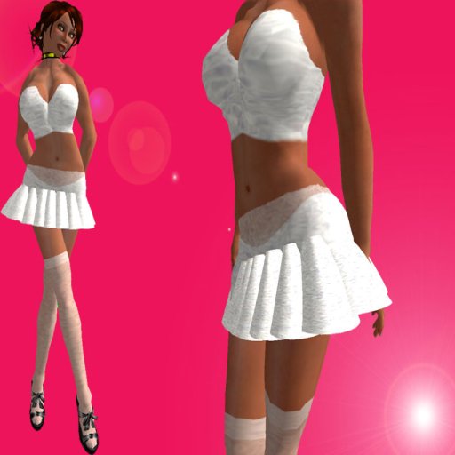 Ivory Skirt Set