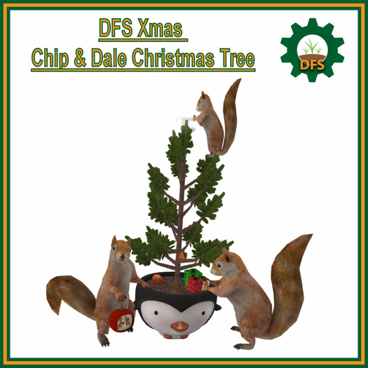 DFS Xmas Chip & Dale Christmas Tree (Texture)