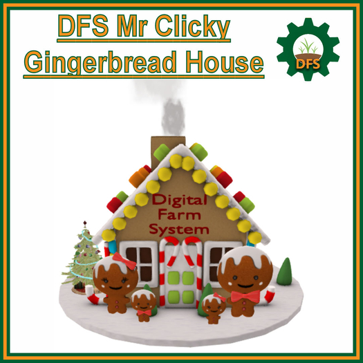 DFS Mr Clicky - Gingerbread House (Texture)