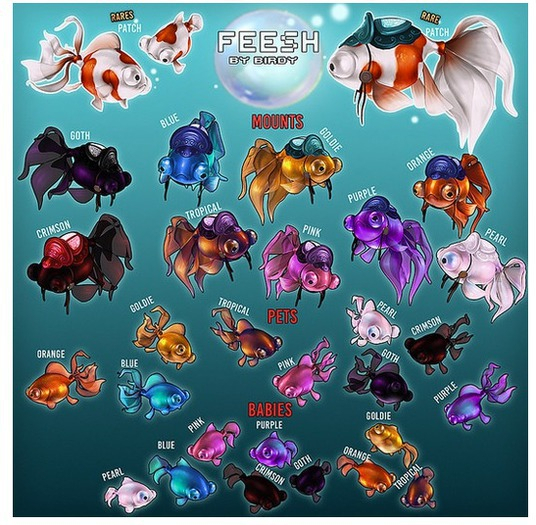 Birdy. Feesh - BB Feesh - Patch [box] RARE