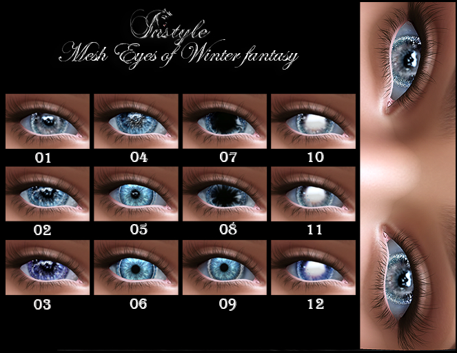 50% SALE InStyle -Mesh Eyes-Winter fantasy-FATPACK
