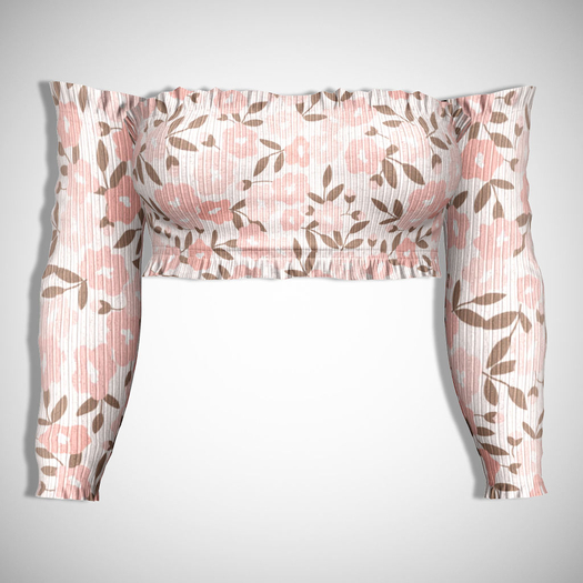 ChicModa // Fiona Top // BLUSH FLORAL