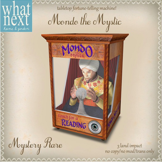 {what next} Mondo The Mystic (boxed) RARE