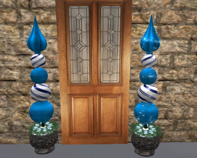 SSD Christmas Decor Blue 1 & 2 V