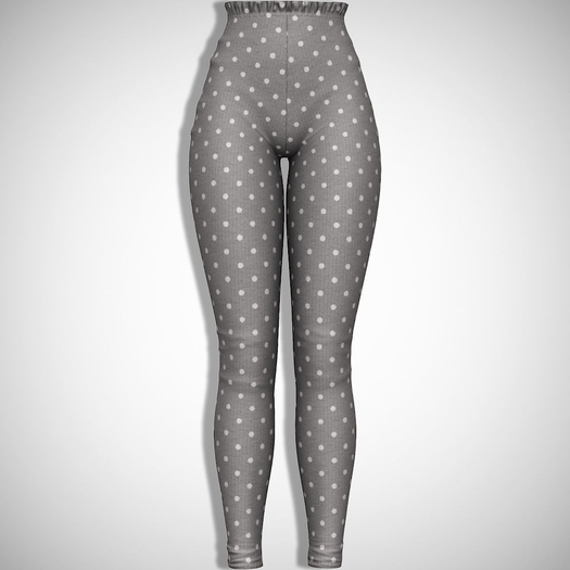 ChicModa // Fiona Pants // GRAY DOTS