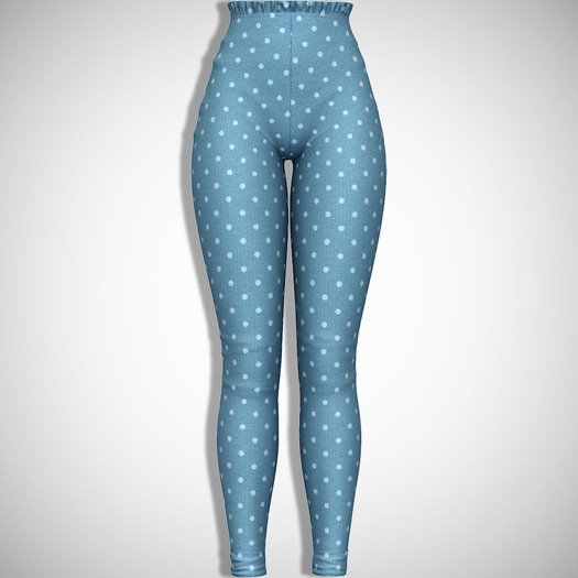 ChicModa // Fiona Pants // BLUE DOTS