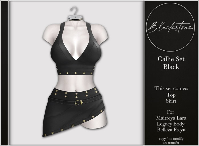 Blackstone - Callie Set - Black - BOX