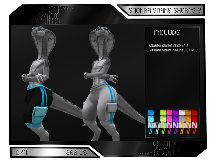 [Infineon] Snokra Snake Shorts  2 