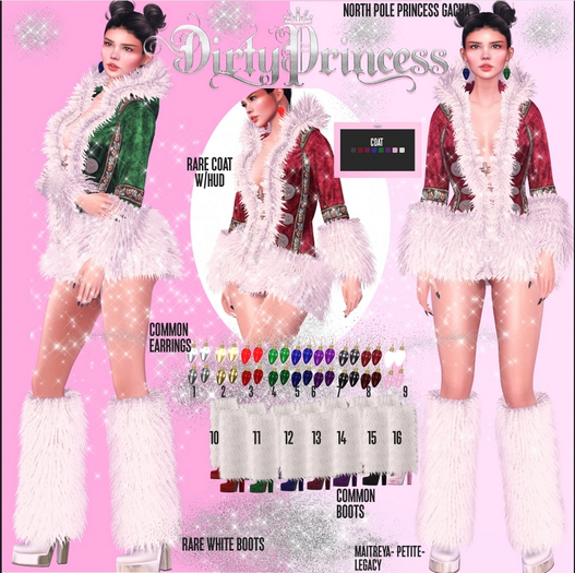 DIRTY PRINCESS- North Pole Princess LEGACY FULL SET W/RARES