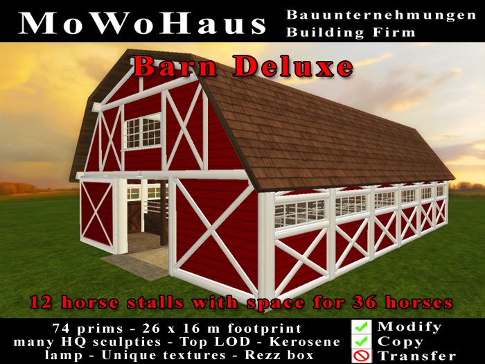 MoWoHaus Barn Deluxe (CM)