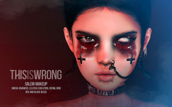 THIS IS WRONG Salem makeup (ADD)