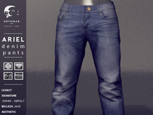 not so bad . mesh . ARIEL denim pants . indigo