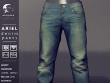 not so bad . mesh . ARIEL denim pants . dirty