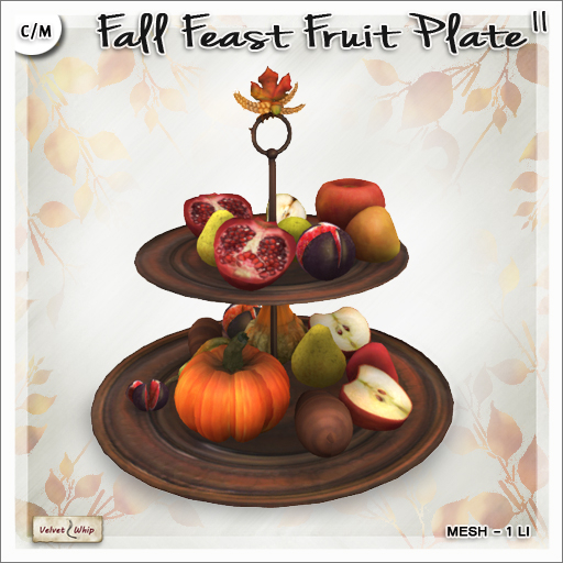[V/W] Fall Feast Fruit Plate II COPY - (BOX)