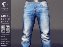 not so bad . mesh . ARIEL denim pants . stone