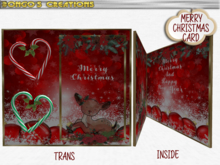 BMC1087 - MERRY CHRISTMAS CARD.