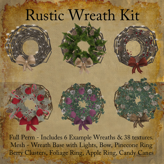 Bad Katz - Mesh Rustic Wreath Kit - BOXED