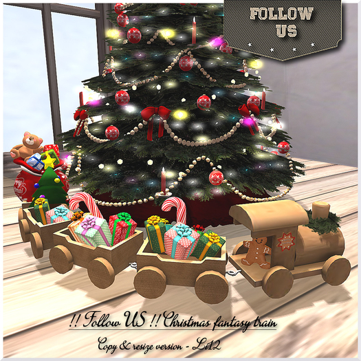 !! Follow US !! Fantasy Christmas train (resize) COPY BOX