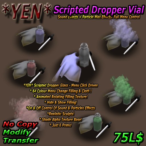 *YEN* Scripted Dropper Vial with FX