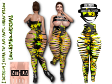 [ INITHIUM ] KUPRA TOP AND PANTS- URBAN YELLOW
