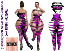 [ INITHIUM ] KUPRA TOP AND PANTS- URBAN PINK