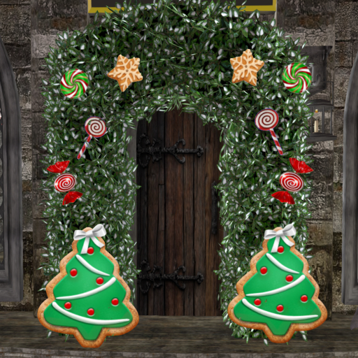 ***Entry gingerbrade hedge with jingle