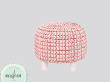 Ariskea[Parisian] Round Pouf