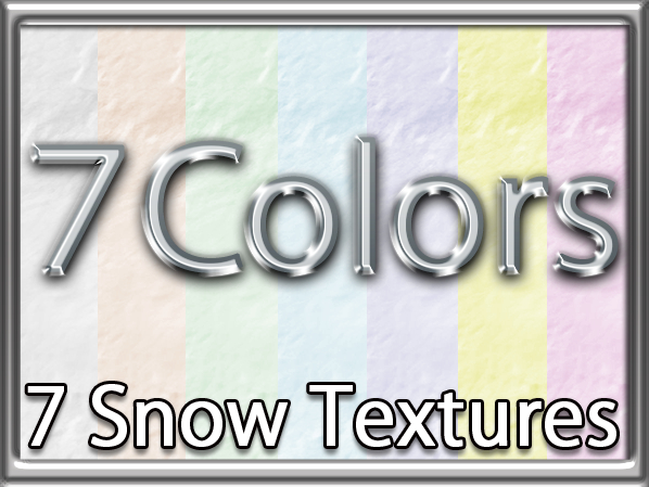 Zoy Texture [ Snow ] Seamless - 7 Colors