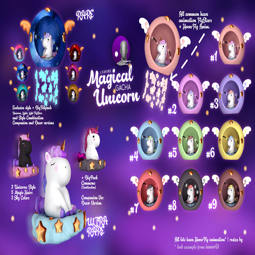 Second Life Marketplace - ANDORE - gacha - Magical Unicorn RARE