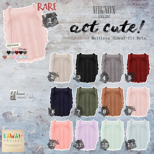 [6]"mignon." -act cute! [Maitreya] navy 1